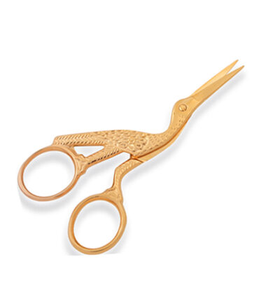 Full Gold Plated Stork Scissors
