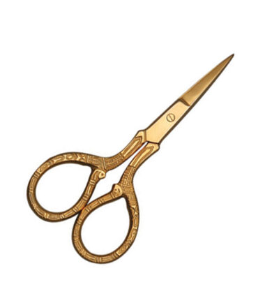 Snake Scissors Full Gold Plated