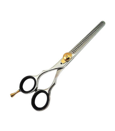 Left Handed Thinning Scissors with Removable Finger Rest
