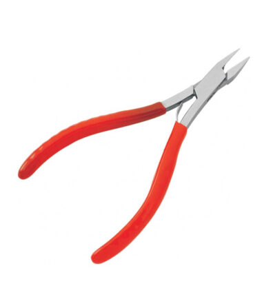 Fine Point Single Spring Nail Nippers With Gripped Handles