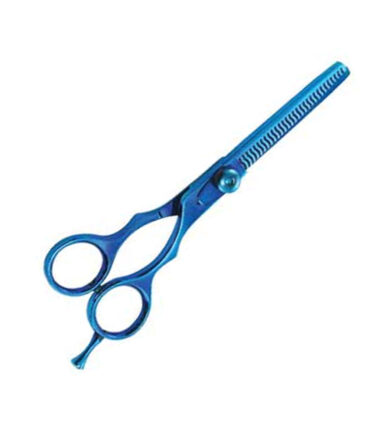 Blue Titanium Coated Professional Thinning Scissors