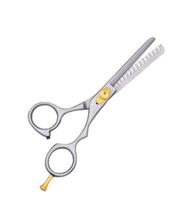 One Sided Professional Thinning Shears With Removable Finger Rest