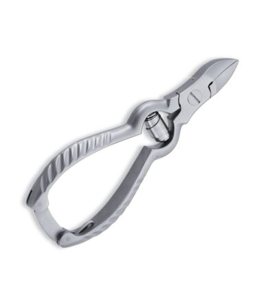 Textured Barrel Spring Nail Nippers with Lock