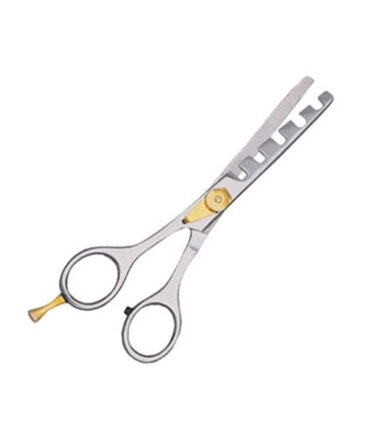 Big Tooth One Sided Professional Barber Thinning Scissors With Finger Rest